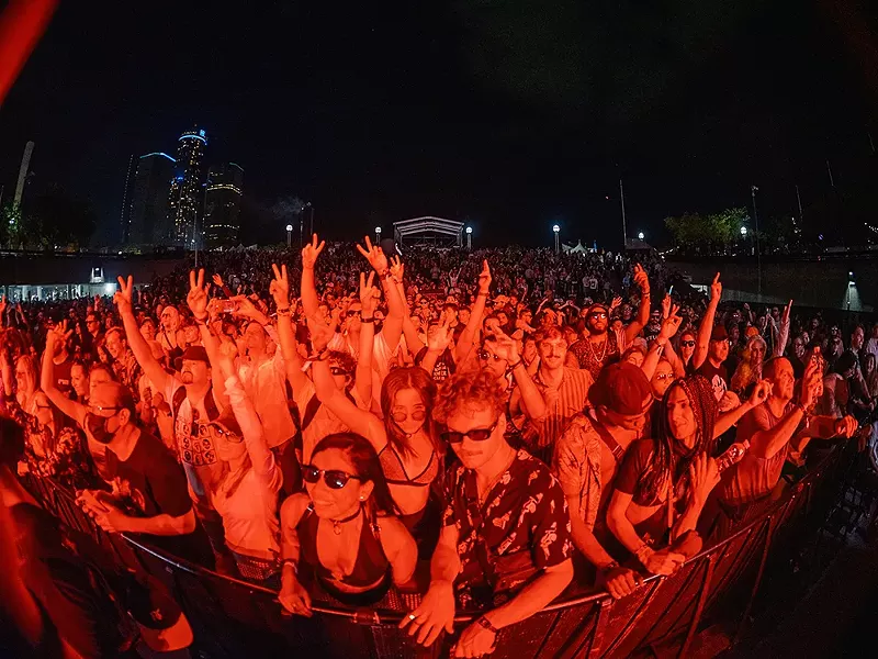 The crowd at Detroit’s 2022 Movement Music Festival. - Doug Wojciechowski