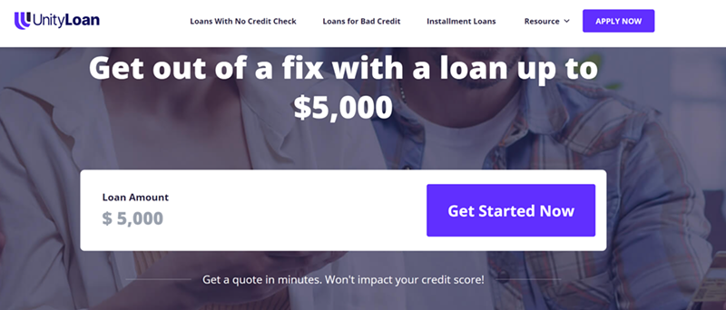 UnityLoan Review: Best Platform for Online No-Credit-Check Loan