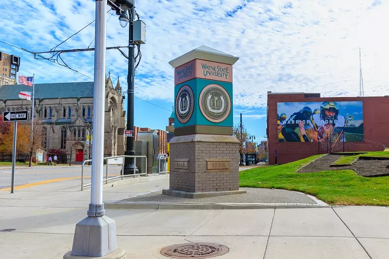 Wayne State University’s Detroit campus. - Shutterstock