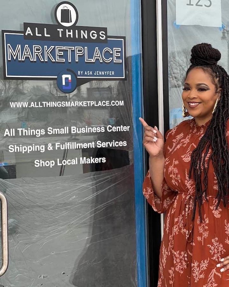 All Things Marketplace is a storefront and shipping and fulfillment center Crawford calls "the Amazon for small businesses." - Courtesy photo