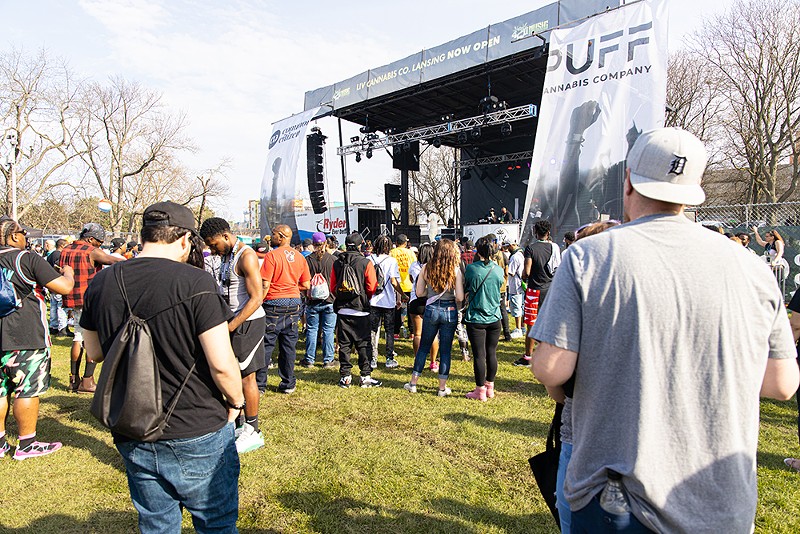 A scene from a previous edition of the 420 Cannabis Music Festival in Lansing. - Courtesy photo