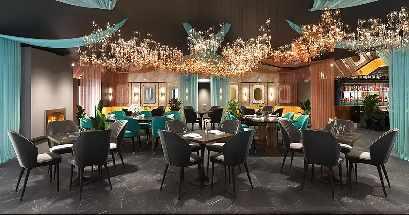 Architectural renderings show a complete renovation of the 8,500-square-foot space. - Rendering courtesy of Near Perfect Media
