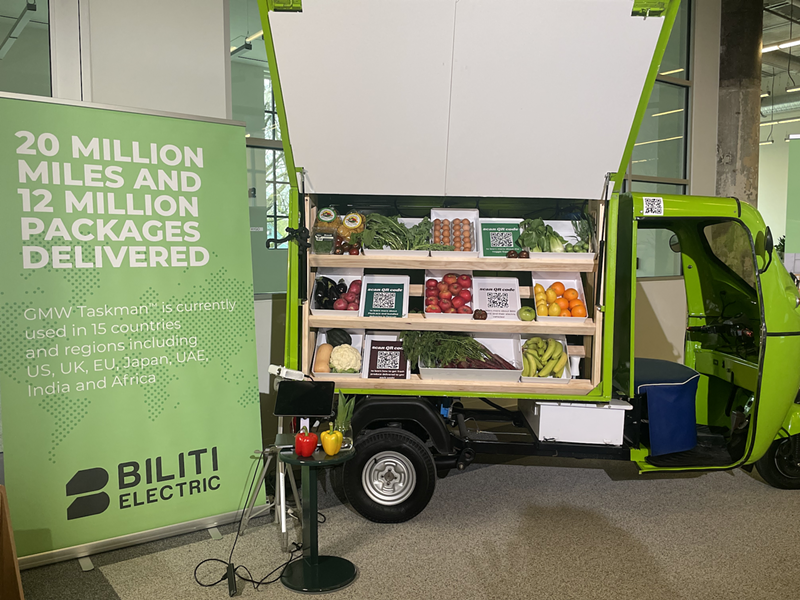 Biliti Electric and Pluck are partnering on an electric delivery truck that will bring Detroiters fresh produce from local farms. - Randiah Camille Gren