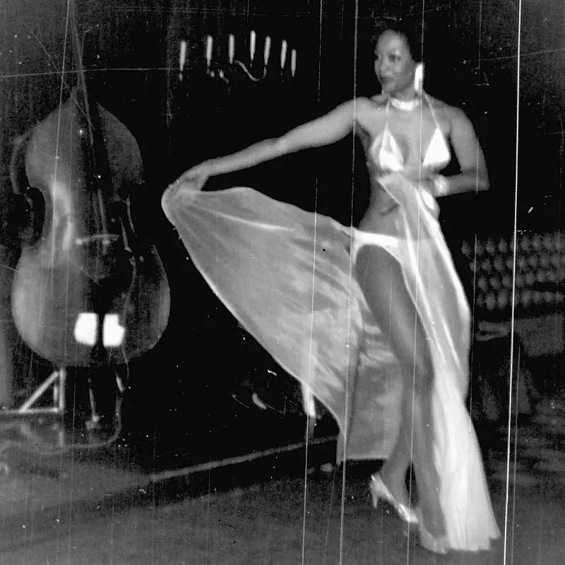 Burlesque performer Toni Elling was known as “The Satin Doll.” - Metro Times archives