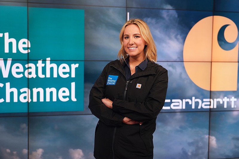 The Weather Channel’s meterologists will now sport Carhartt-branded gear in the field. - Courtesy photo