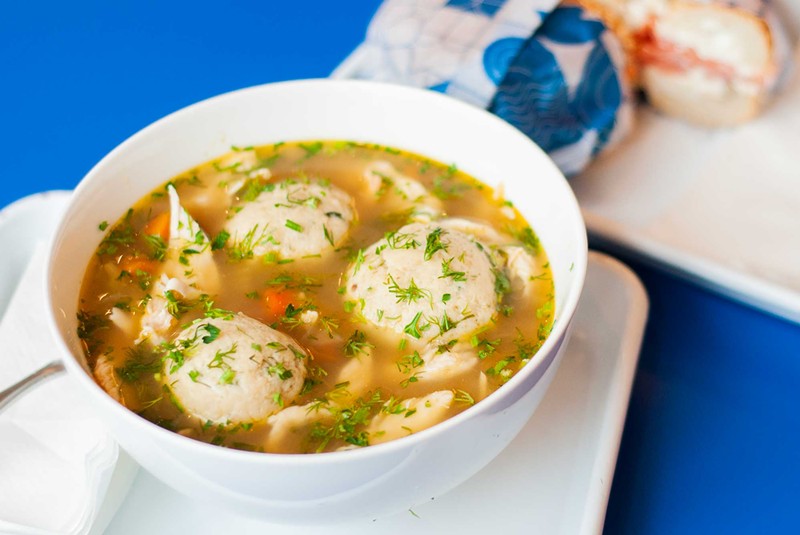 Core City’s Detroit Institute of Bagels has added a new matzo-ball soup to its menu. - Tom Perkins