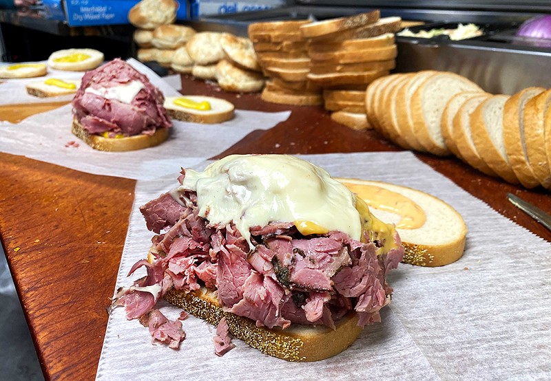 “Oh my god, it will change your life,” rapper Tee Grizzley says of Detroit’s corned beef sandwiches, like the ones served at D Motown Deli. - Tom Perkins