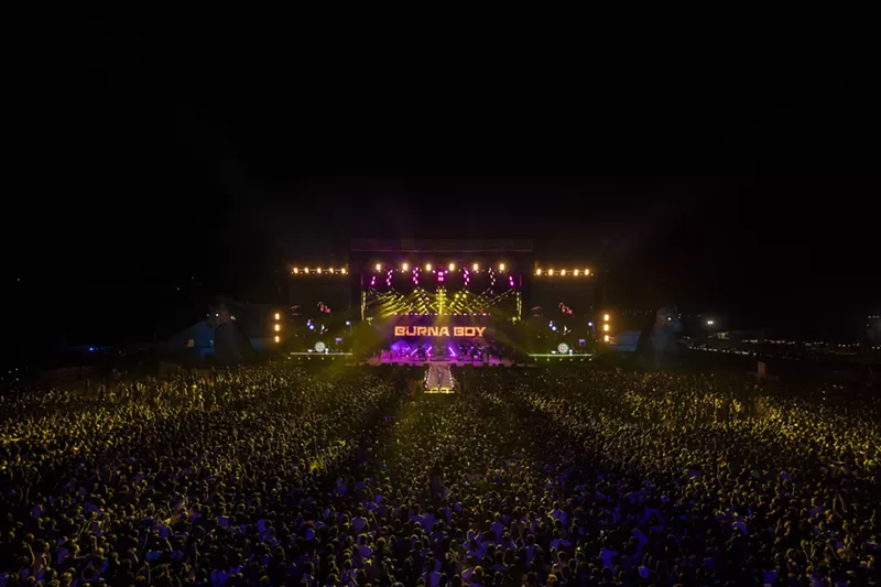 Burna Boy performing at Afro Nation Portugal in 2022. - Courtesy of Afro Nation