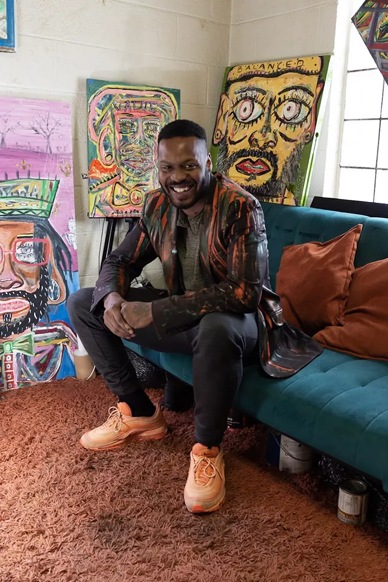 Keto Green in his studio. - Michael Christie Photography/ Courtesy photo