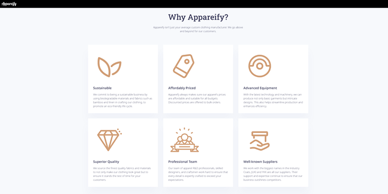 Appareify Review - The Best Custom Clothing Manufacturer for All Your Needs