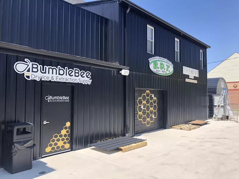 B.D.T. now holds The Hive, a boutique dispensary, and Bumble Bee, a company that buys and sells dry ice, - Lee DeVito