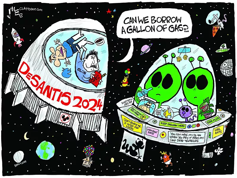 Space Man meets Florida Man
