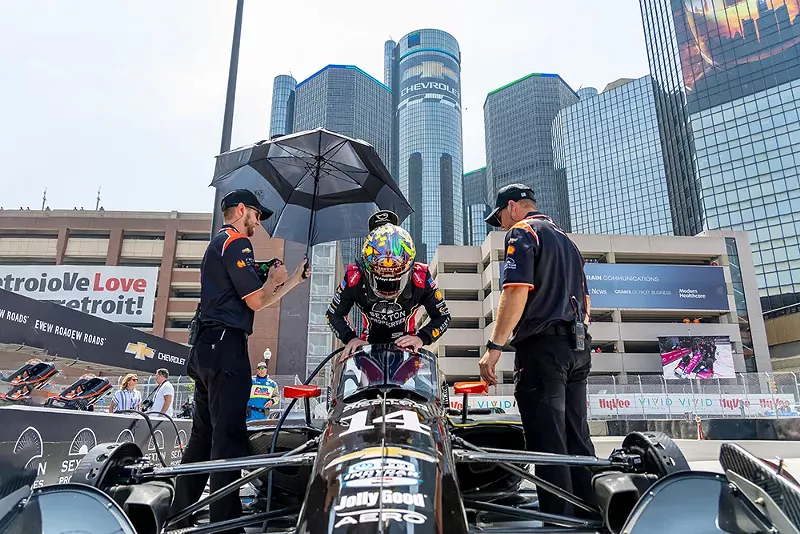 Earlier this month, the Detroit Grand Prix was held downtown for the first time since 1992. - Shutterstock