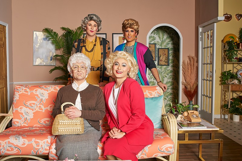The cast of Golden Girls: The Laugh Continues. - Murray and Peter Present