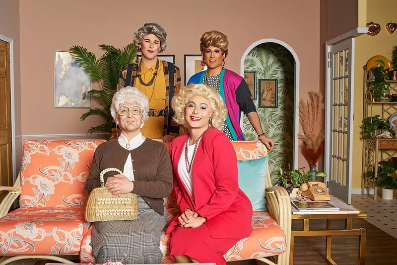 The cast of Golden Girls: The Laugh Continues. - Murray and Peter Present