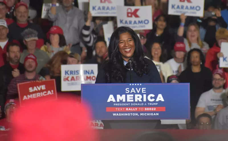 GOP Secretary of State candidate Kristina Karamo. - Allison R. Donahue