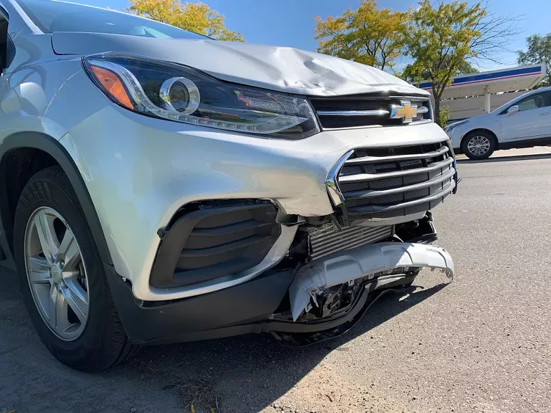 A car crash in Michigan. - Shutterstock