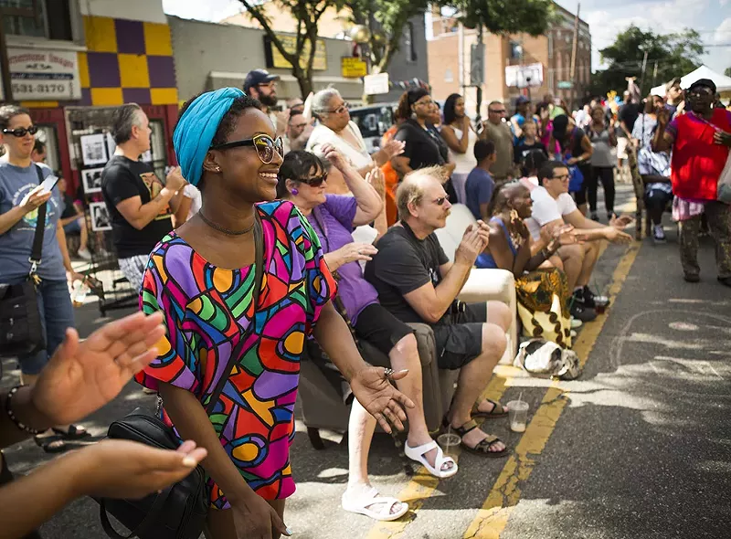 A scene from the Sidewalk Festival in Detroit. - Cheryl Willard