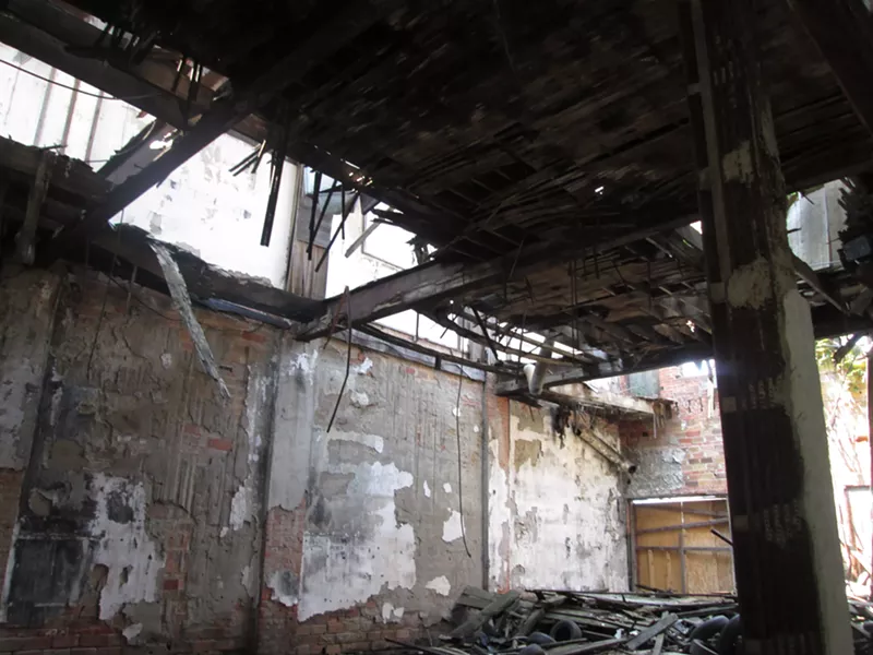 Inside the former Chinatown building at 3143 Cass Ave. - City of Detroit