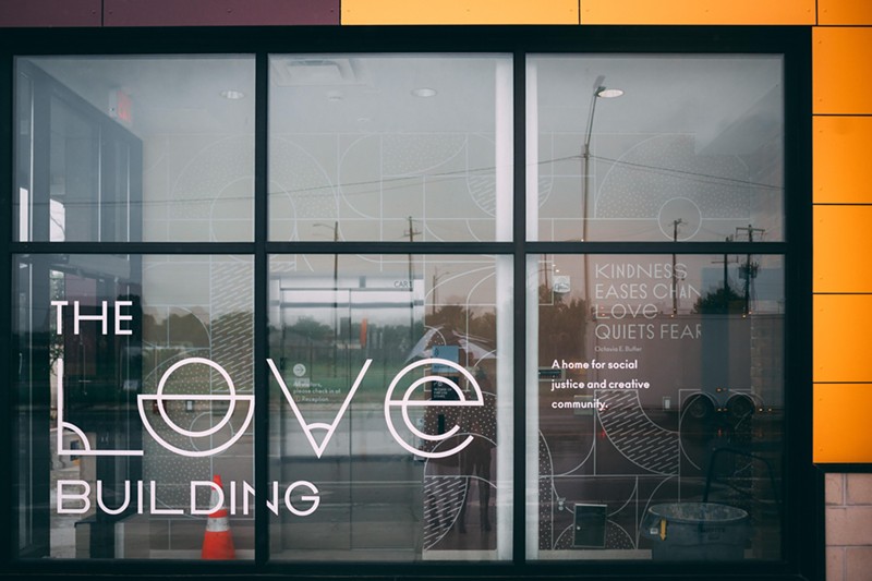 The LOVE Building houses Allied Media Projects, Detroit Disability Power (DDP), Detroit Justice Center (DJC), Detroit Community Technology Project, Detroit Narrative Agency, and Paradise Natural Foods. - Viola Klocko