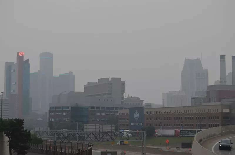 Detroit’s downtown skyline on Thursday morning. - Ken Coleman, Michigan Advance