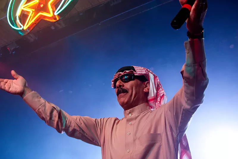 Omar Souleyman performs at JAM3A on Saturday. - Shutterstock