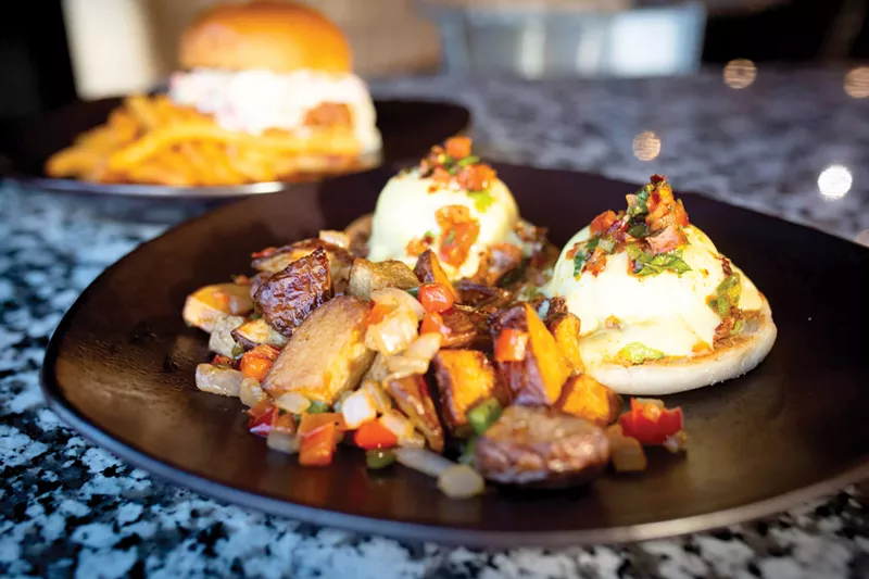 Alma is known for its brunch dishes, including El Benny, Benedict served with chorizo and pico de gallo. - Viola Klocko