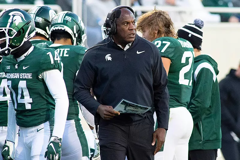 Michigan State football coach Mel Tucker. - ZUMA Press, Inc. / Alamy Stock Photo