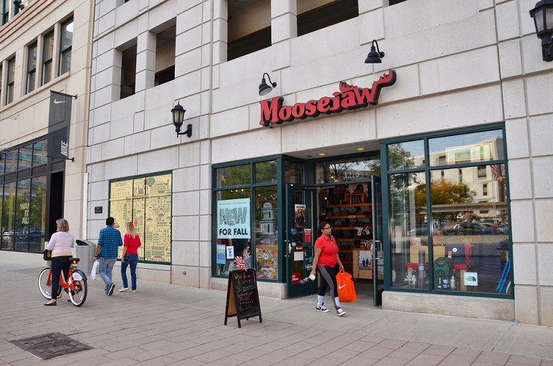 Moosejaw's downtown Detroit location is one of many slated to close. - Shutterstock
