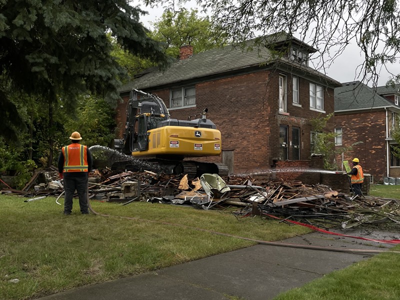 The property at 75 Avalon St. was fully demolished on the morning of Sept. 26. - Courtesy photo