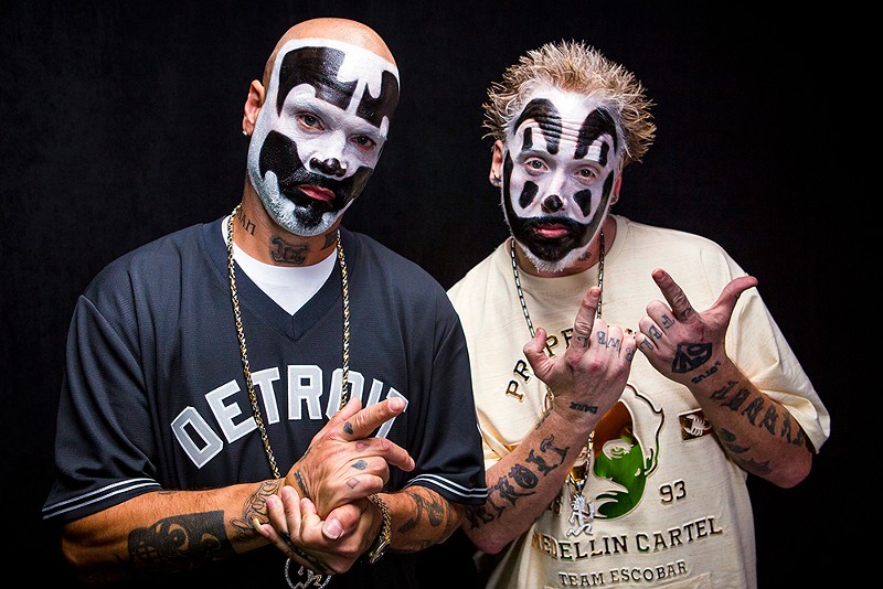 Insane Clown Posse’s Shaggy 2 Dope (Joseph Utsler) and Violent J (Joseph Bruce). - Courtesy photo