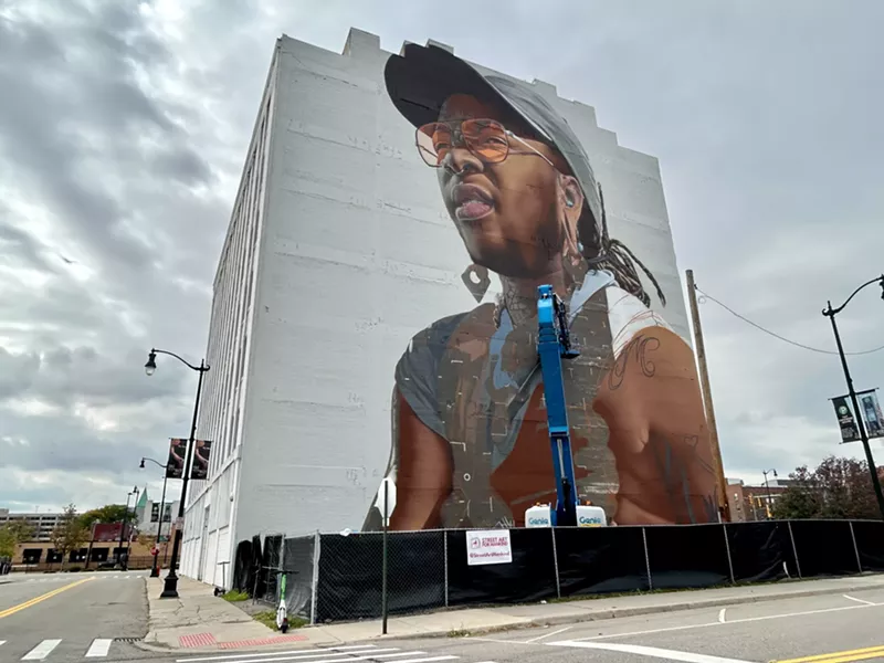 A mural of Bakpak Durden painted by Australian artist Smug. - Steve Neavling