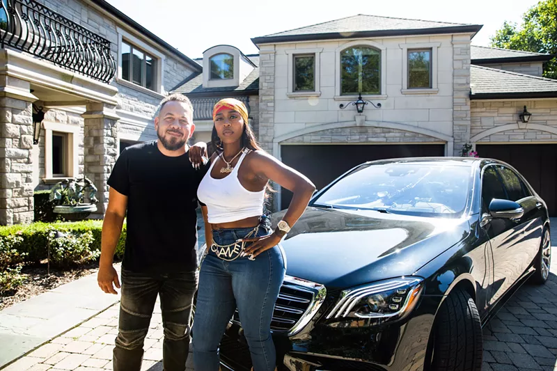 Kash Doll and Rap Radar podcast host Elliott Wilson. - Courtesy of Cyrus Tetteh