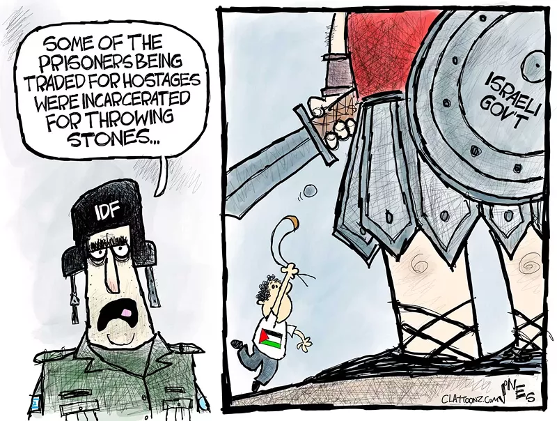 Stones and hostages