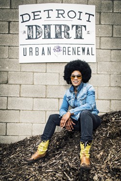 Pashon Murray, founder of Detroit Dirt. - PHOTO BY DOUG COOMBE