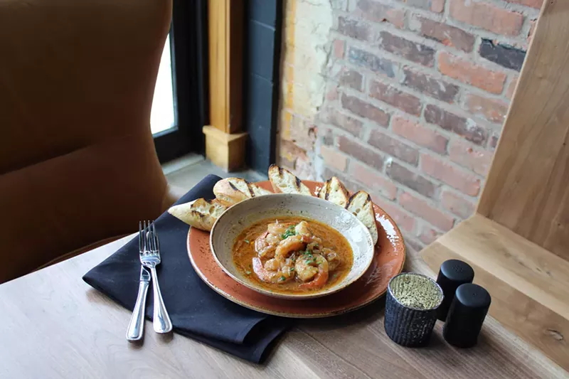 Frankly, of our three first-course selections, only Louisiana shrimp satisfied. - Courtesy photo
