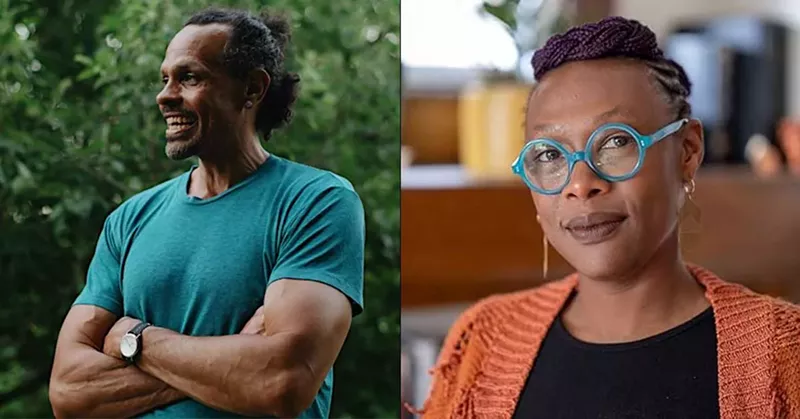 Ross Gay and Nandi Comer. - Courtesy photos