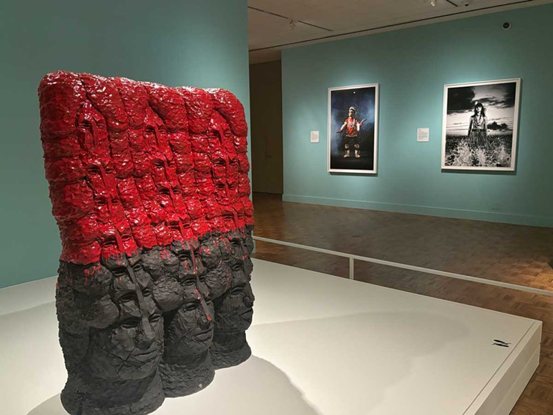 A new exhibit of contemporary Native American art had been unveiled in the DIA’s Cosmos Gallery. - Randiah Camille Green