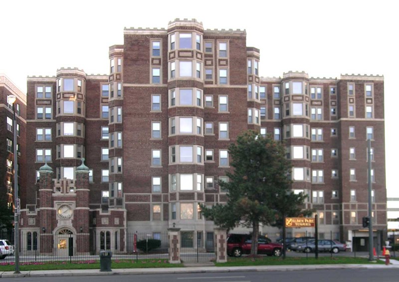 Detroit’s Alden Towers received $5 million in renovations in 2013. - Andrew Jameson, Wikimedia Creative Commons