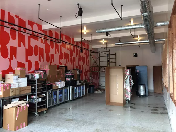 Bon Bon Bon is finishing the renovation of its new space this week, and will begin production next week. - Tom Perkins