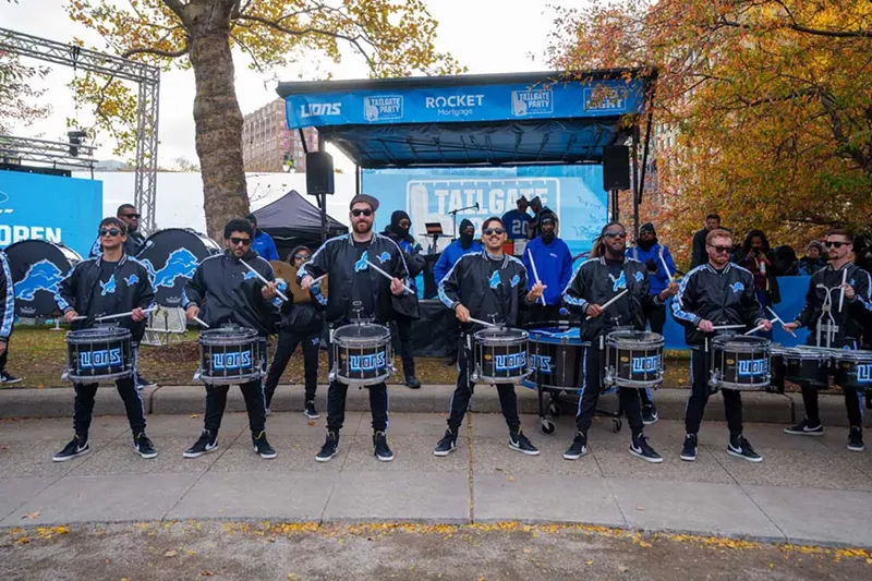 The Detroit Lions are currently the toast of the town. - Courtesy of the Downtown Detroit Partnership