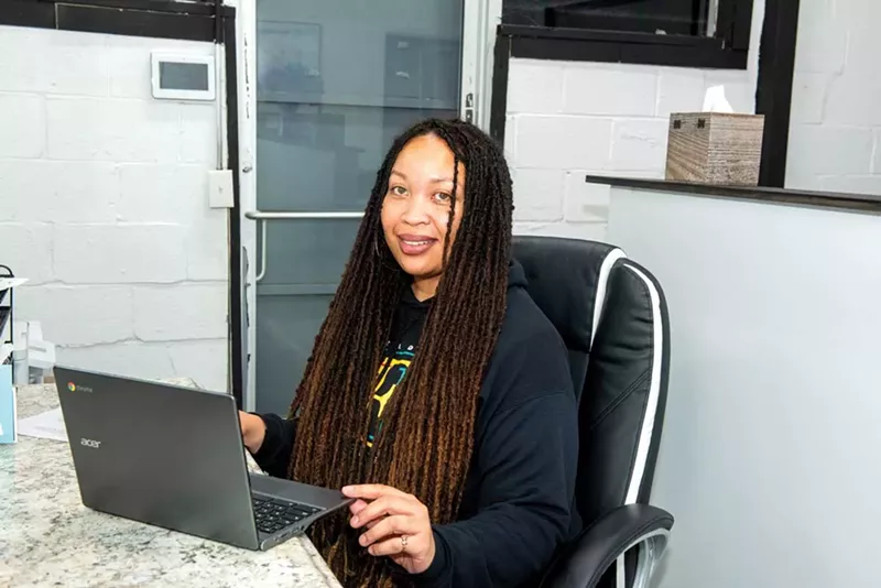 Kristina Williams works in the office for New Era Detroit. - Kahn Santori Davison