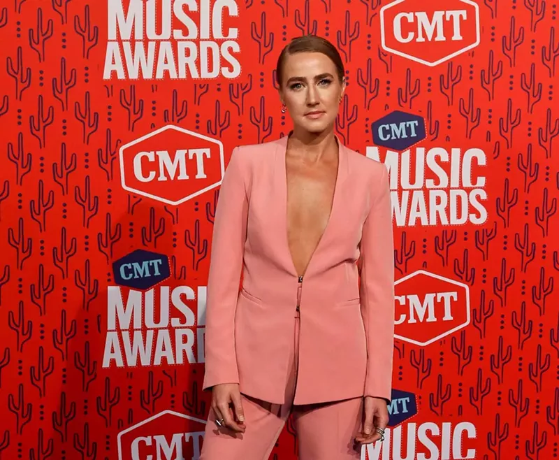 Ingrid Andress attends the 2019 CMT Music Awards in 2019 in Nashville. - Shutterstock