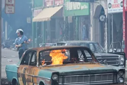 Still from the upcoming Detroit, the upcoming dramatization of the Motor City's infamous 1967 summer of civil unrest. - ANNAPURNA PICTURES