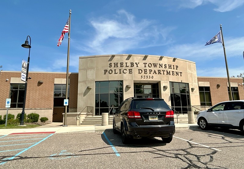 The Shelby Township Police Department is accused of violating state law by using public resources to support Donald Trump's presidential campaign. - Steve Neavling