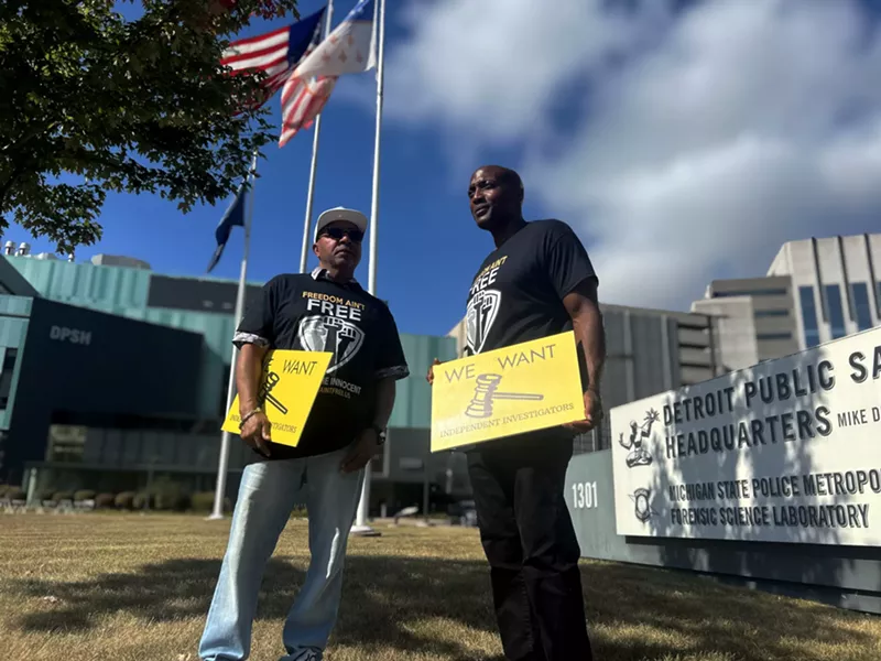 Mark Craighead (left) and Lamarr Monson were both exonerated of murder. - Steve Neavling