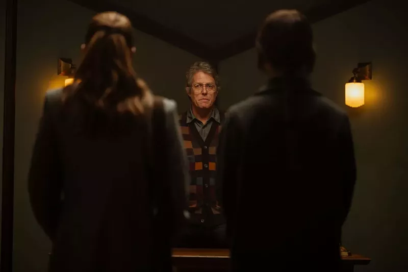 The beloved Hugh Grant proves to be a formidable horror actor in Heretic. - Kimberley French/A24