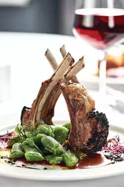 Lamb chops served with Savoy’s signature zip sauce. - Courtesy photo