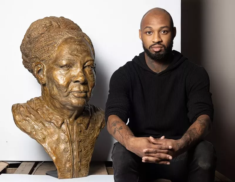 Austen Brantley's "Outside the Ring" statue will join a growing collection of public art along the Joe Louis Greenway - City of Detroit