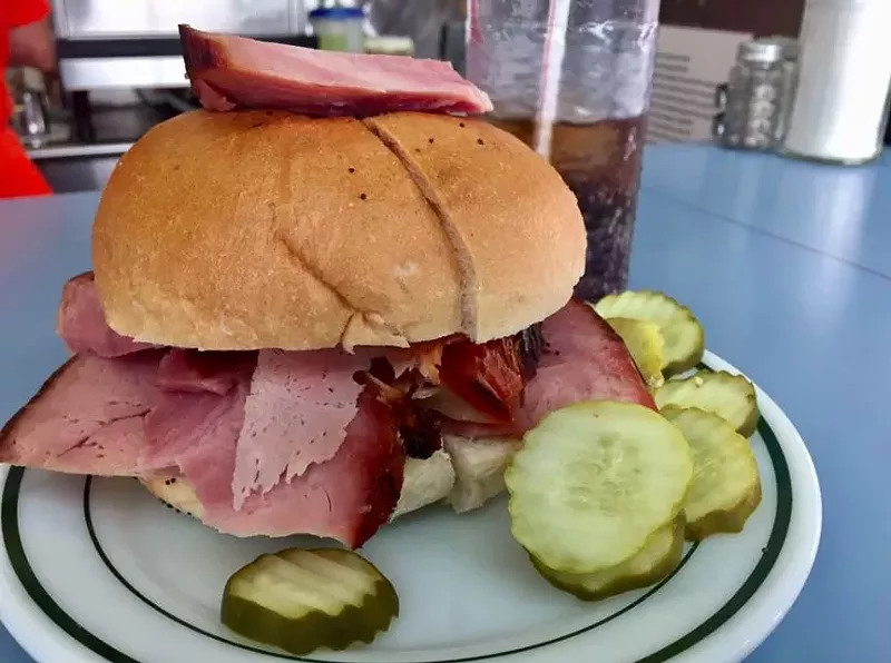 Mike's Famous Ham Place was named one of the best dishes in America by The New York Times. - Photo via Mike&#146;s Famous Ham Place / Facebook